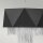 Hängeleuchte Metall Schwarz Silber Modern Design VENINA