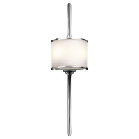 Wandleuchte Bade ARYA Chrom B:20cm Bad Lampe