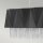 Hängelampe Metall Schwarz Silber Modern Design