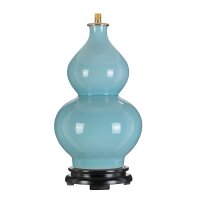 Support pour lampe de table céramique E27 bleu...