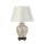 Tischlampe Keramik Stoff Klassisch 50 cm E27 NATISINA