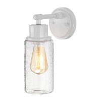 Luminaire de salle de bain industriel IP44 Blanc...
