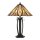 Tischleuchte Tiffany Stil E27 65 cm 2 Zugschalter