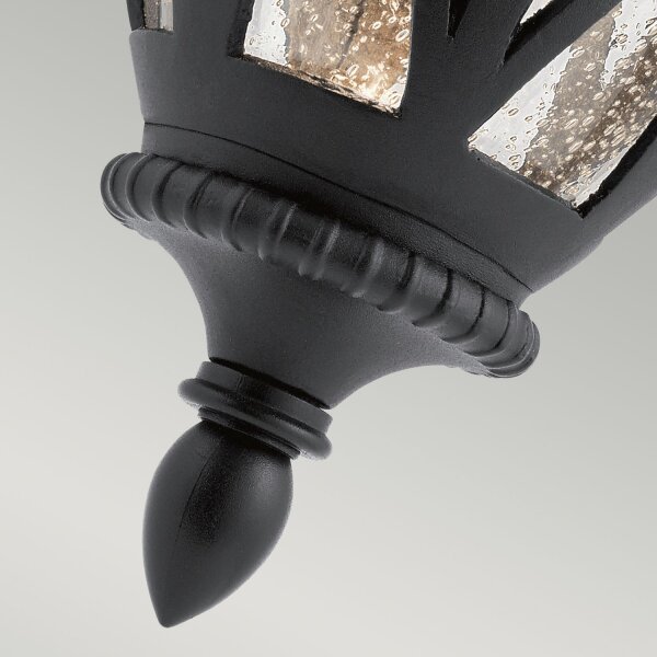 Lampe dextérieur Mur Cour Terrasse IP44 Noir E27 Rustique