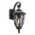 Lampe dextérieur Mur Cour Terrasse IP44 Noir E27 Rustique