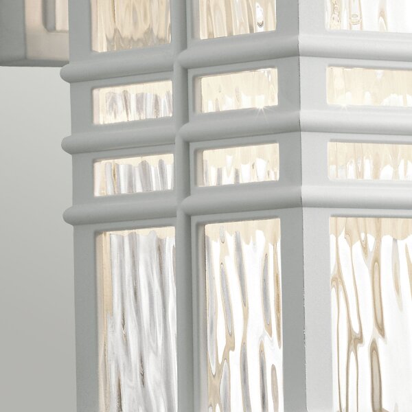 Lampe dextérieur Mur Blanc IP44 E27 Rustique Lanterne