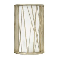 Wandleuchte RYAN Blattsilber B:23cm Design Lampe