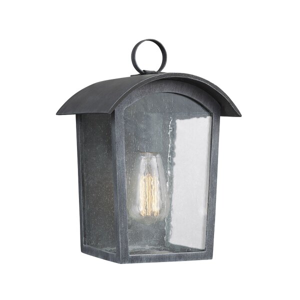 Applique extérieure Noir antique IP44 E27 Rustique Jardin