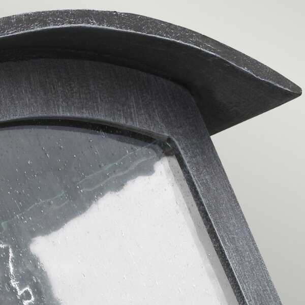 Applique extérieure Noir antique IP44 E27 Rustique Jardin