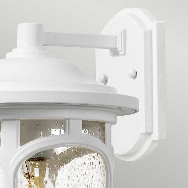 Applique murale extérieure IP44 Vintage Blanc E27 Jardin Maison