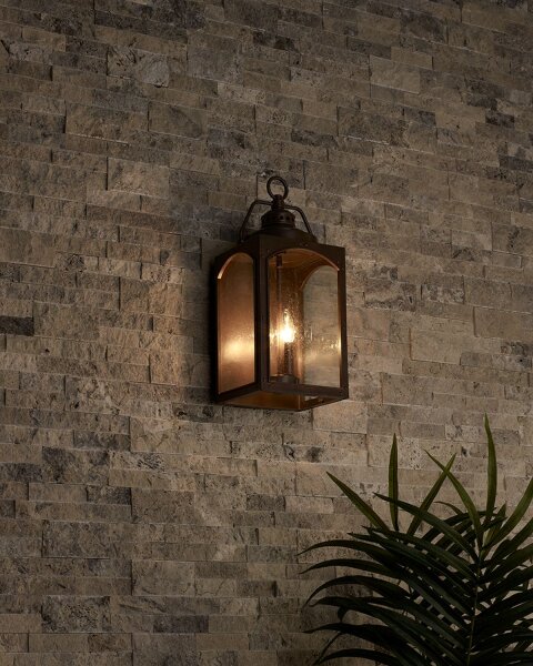 Lampe dextérieur mur en cuivre antique rustique vintage IP44