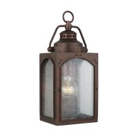 Lampe murale extérieure IP44 en cuivre antique...