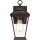 Außenlampe Wand IP44 Rustikal Metall Glas in Bronze E27