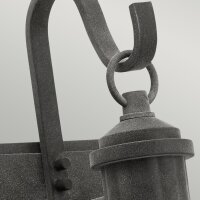 Außenleuchte IP44 Aluminium Regenglas Rustikal E27