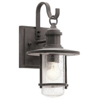 Lampe dextérieur Aluminium antique Verre IP44...