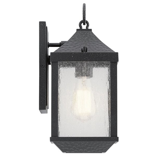 Außen Wandlampe Schwarz Aluminium IP44 Rustikal