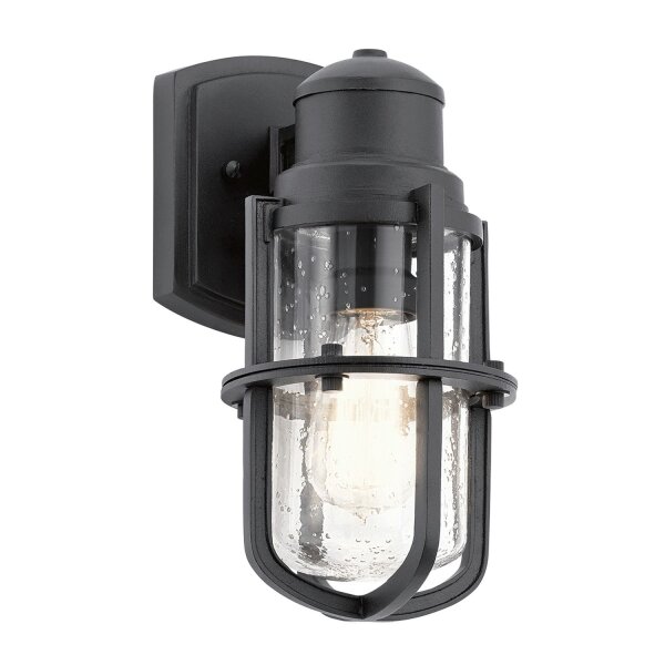 Lampe dextérieur IP44 noir E27 Maritim Wand LERA