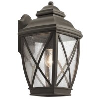 Lampe dextérieur aluminium verre en bronze antique...
