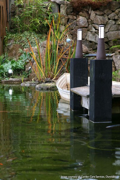 Borne déclairage LED IP54 37cm Aluminium Moderne Maison Jardin