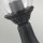 Lampe de socle Vintage Rustique Noir Vert antique 41 cm