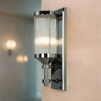 Applique de salle de bain chromée IP44 Lampe...
