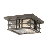 Plafonnier extérieur en bronze antique IP44 E27...