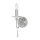 Wandlampe Metall in Nickel poliert CANDELA 6