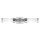 Drehbare Badlampe IP44 mit LED Chrom Wei&szlig; Spiegel