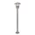 Lampe dextérieur acier inoxydable verre 100 cm Scandinave IP44 E27