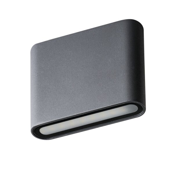 Lampe dextérieur LED Up Down Gris Aluminium IP54 Façade
