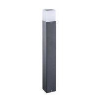 Lampe dallée Anthracite 80 cm carré IP44...