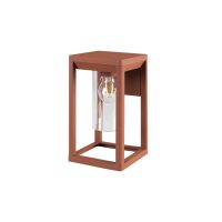 Wandlampe Au&szlig;en Modern eckig IP44 in Rostbraun E27