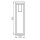 Lampe dallée jardin extérieur noir 80 cm aluminium E27