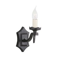 Applique CAMELOT 5 noir fer forg&eacute;
