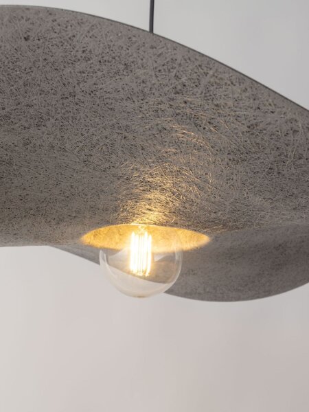 Hängelampe E27 Silber Grau Modern Esstisch MUNYA