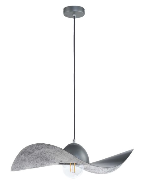 Pendelleuchte Silber Grau E27 Modern Esszimmer