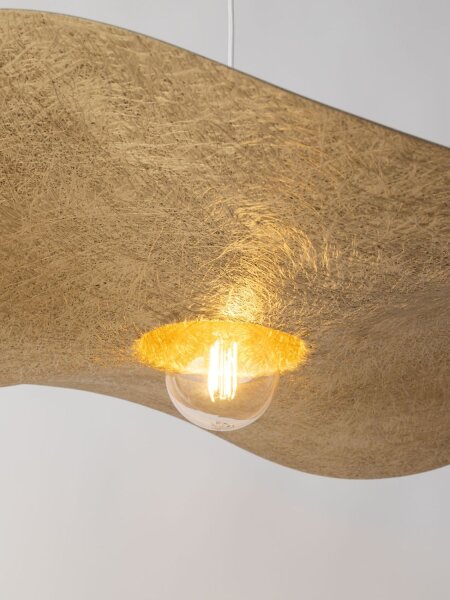 Hängeleuchte E27 Weiß Gold Modern Esszimmer