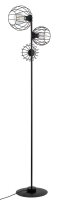 Stehlampe Schwarz E27 163 cm Metall Wohnzimmer