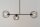 Deckenlampe Schwarz Metall E27 Retro Design RASHA