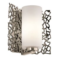 Applique RINA en étain blanc L:19cm Lampe moderne