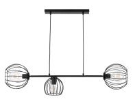 H&auml;ngelampe E27 Schwarz Metall Retro Design Esstisch