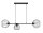 Lampe à suspendre E27 noir métal rétro design table à manger