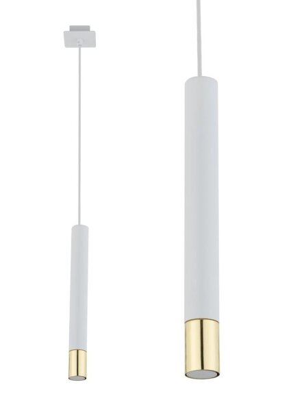 Hängelampe Weiß Gold Metall Modern Esstisch Küche