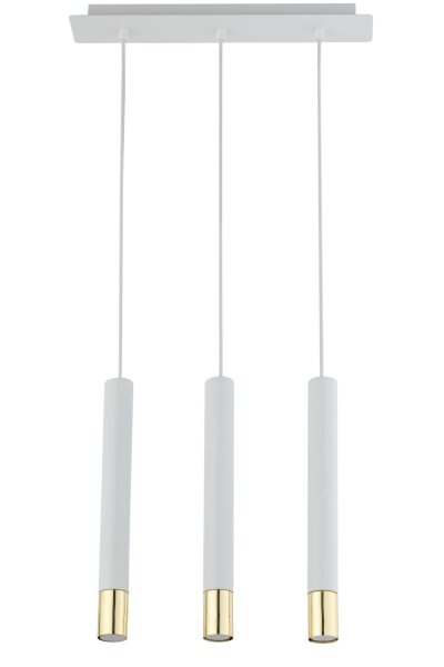 Lampe à suspendre Blanc Or élégant Moderne Métal Table à manger