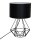 Tischlampe Stoff Metall 44 cm Kabelschalter MERLE