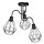 Lampe de plafond filaire Abat-jour noir design rétro E27