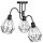 Lampe de plafond filaire Abat-jour noir design rétro E27