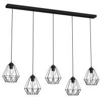 Suspension décorative ARIYAN Retro allongée