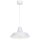 Pendelleuchte Wei&szlig; Mid Century Metall rund &Oslash;36cm