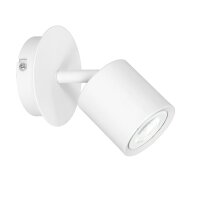 Spot Lampe Wand Wei&szlig; klein verstellbar GU10